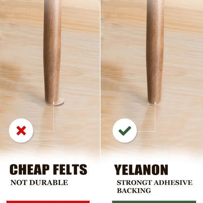 high-density felt construction designed for durability under repeated furniture movement