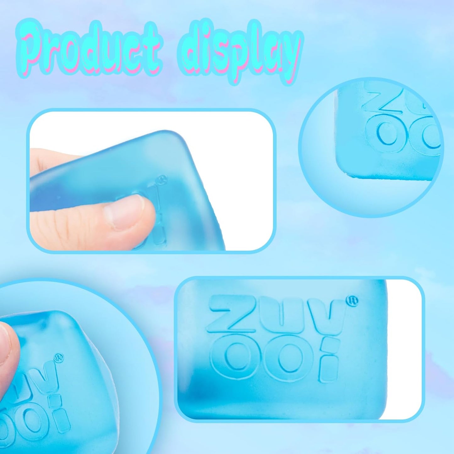 high-density groovy goo interior encased in a soft, durable exterior shell