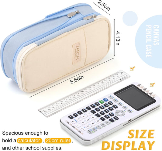 high-quality canvas and cotton shell with strong, durable zipper closure