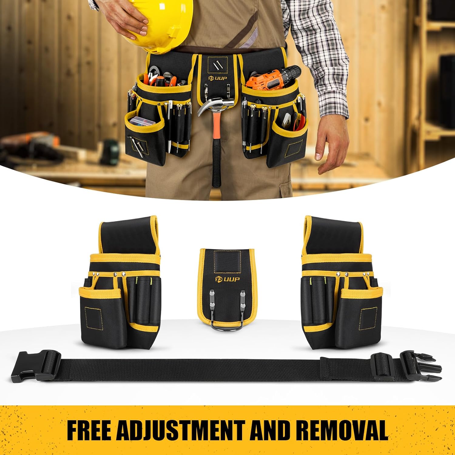 high-quality oxford fabric construction with double stitching and metal rivets at all stress points