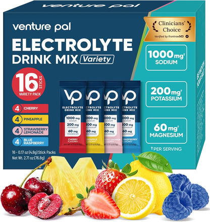 high-sodium electrolyte formula (sodium, potassium, magnesium) calibrated for heavy sweaters