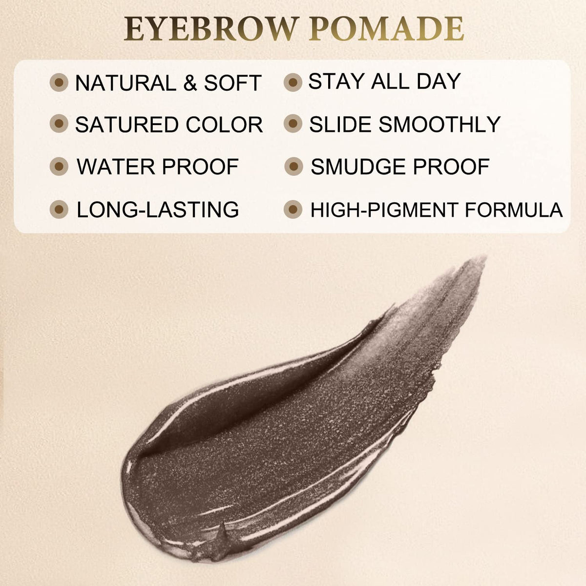 highly pigmented, smudge-proof, and waterproof long-wear formula