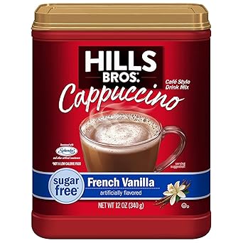 Hills Bros. Sugar Free French Vanilla Instant Cappuccino – Guilt-Free Morning Ritual for Low-Carb and Diabetic Lifestyles