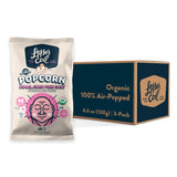 LesserEvil No Cheese Cheesiness Popcorn – Lunchbox Snack Pack for School Meals, Dairy-Free 3-Pack