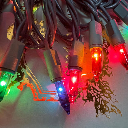 HISHINY Pastel Mini String Lights for Bedroom Aesthetic, 100 Count Incandescent Green Wire 21 ft, Charming Dorm and Apartment Decor