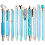SilkOhSoSoft 10-Piece Pretty Metal Pens – Shimmer Desk Decor for Women Who Love Curated, Photo-Ready Workspaces