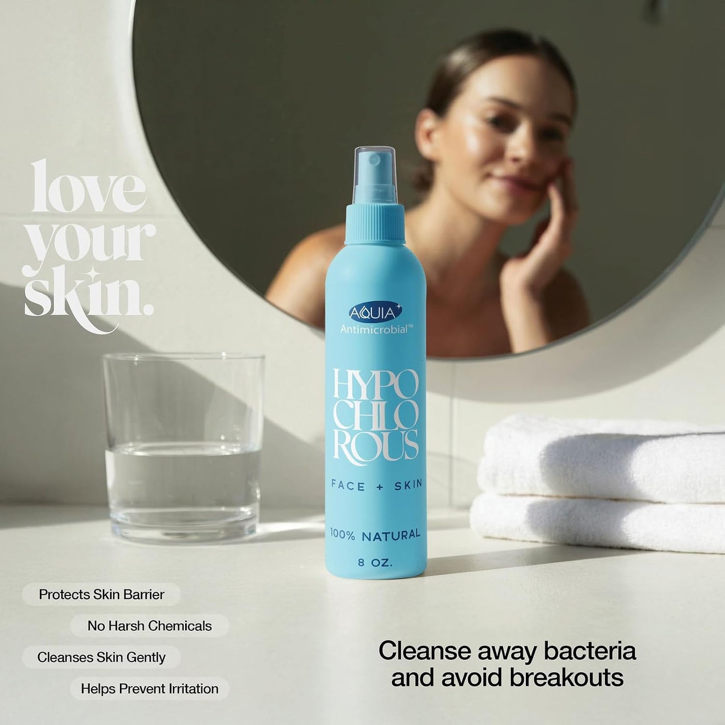HOCL Essentials Hypochlorous Skin Spray – Gym Bag Refresh for Post-Workout Skin Recovery