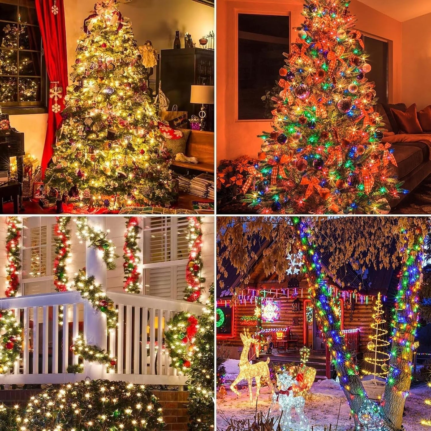 Holiday Bright Christmas Lights – Thoughtful Housewarming and Holiday Gift for Her, 108ft 300 LED Color Changing