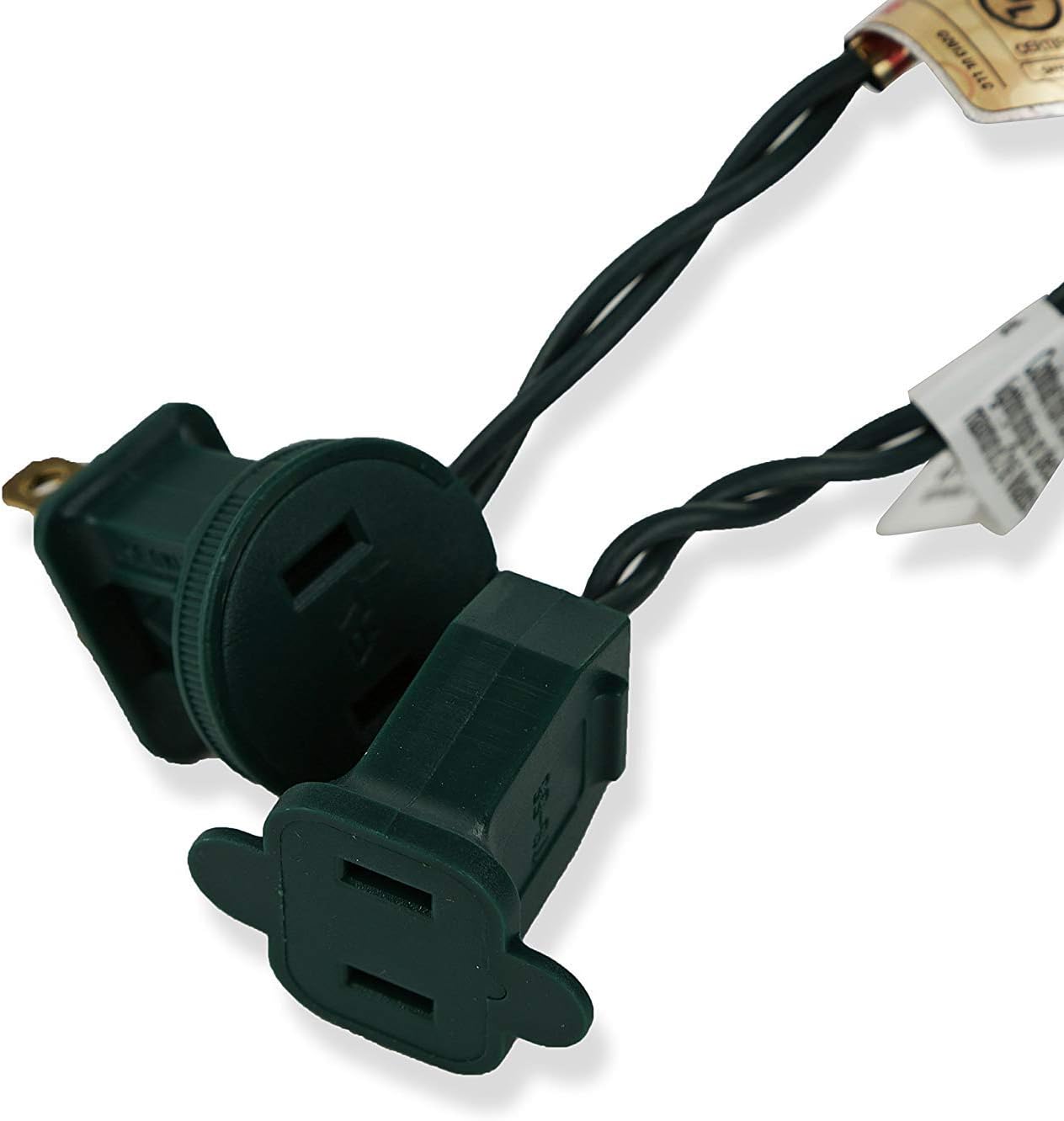 Holiday Essence Outdoor LED String Lights – Weatherproof Patio, Garden, and Fence Lighting, 16ft Connectable