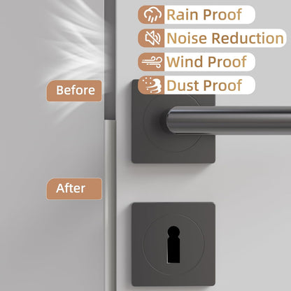 Holikin Wedge Shape Door Seal Strip – Nursery Window Gap Filler for Calmer Daytime Naps, Light Blocking Soundproofing Tape