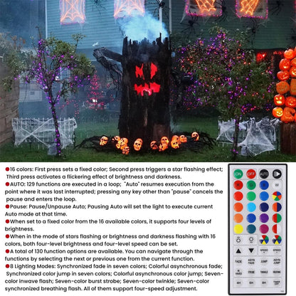 HOME LIGHTING 66ft RGB Mini Lights – Nursery and Kids Room Night Light, Cool to Touch UL Certified with Auto Timer