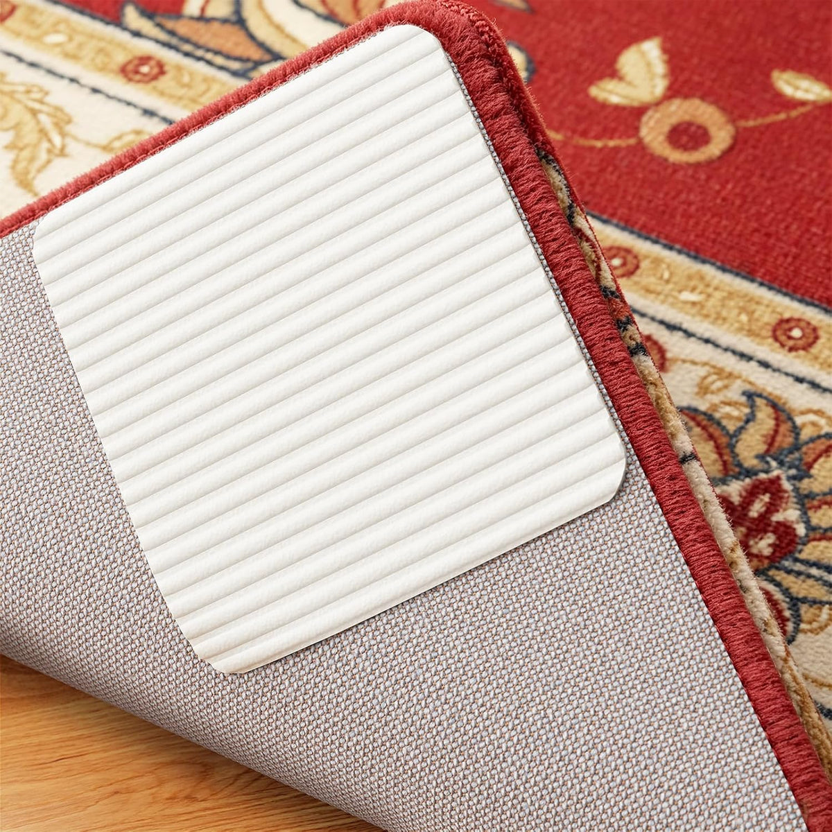 Home Techpro Non-Slip Rug Gripper – Stay-Flat Hold for Balcony and Concrete Patio Surfaces