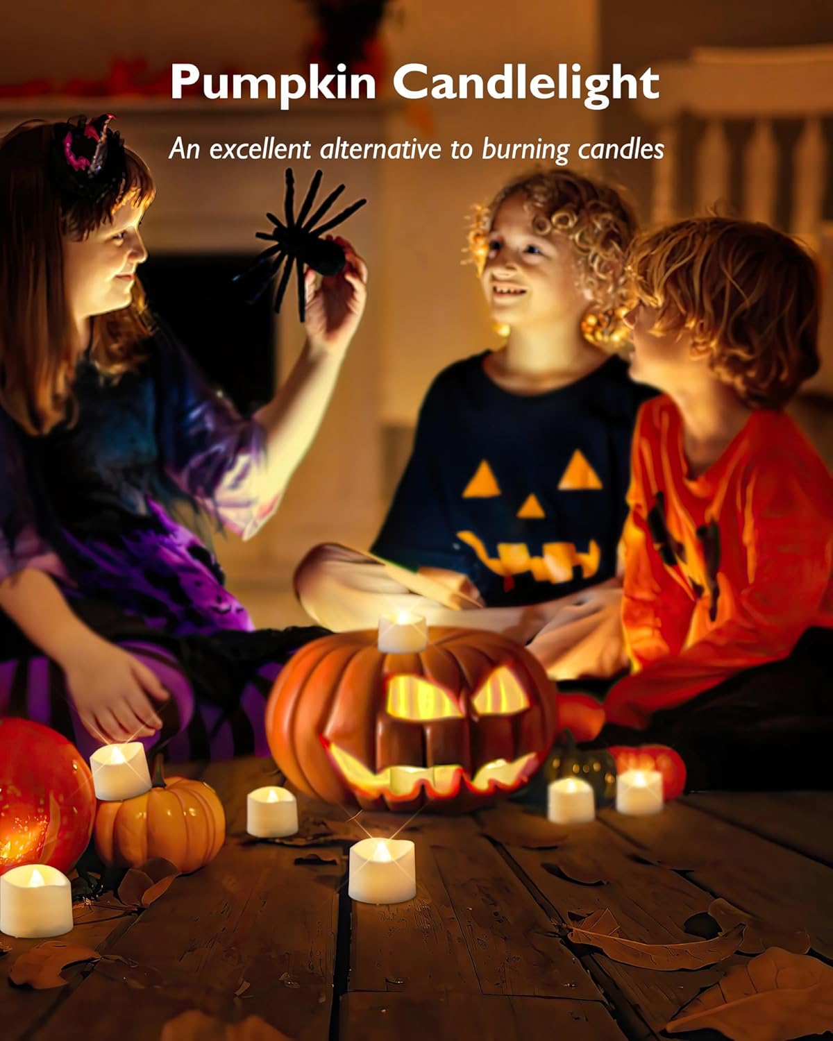 Homemory Flameless LED Tea Lights – Safe Nursery Glow for Newborns, Toddlers, and Curious Kids