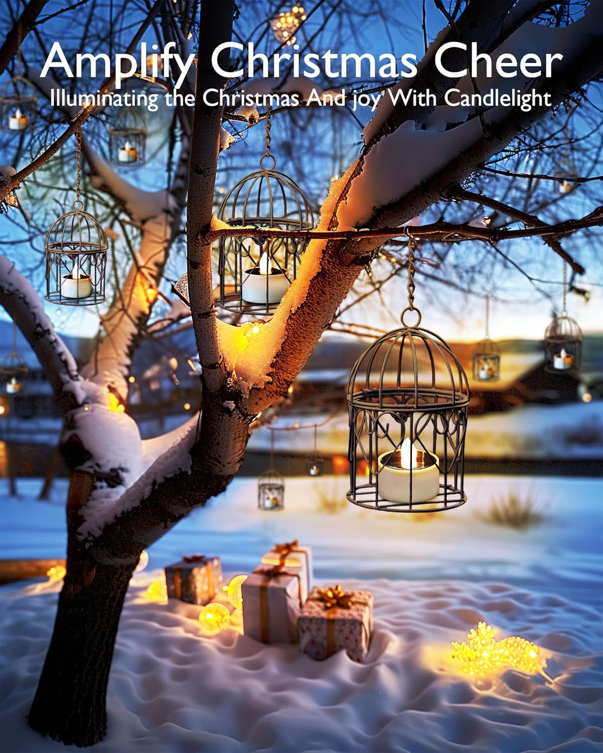 Homemory Solar Tea Lights – Thoughtful Housewarming Gift for Her, Warm LED Votives for New Home Ambiance