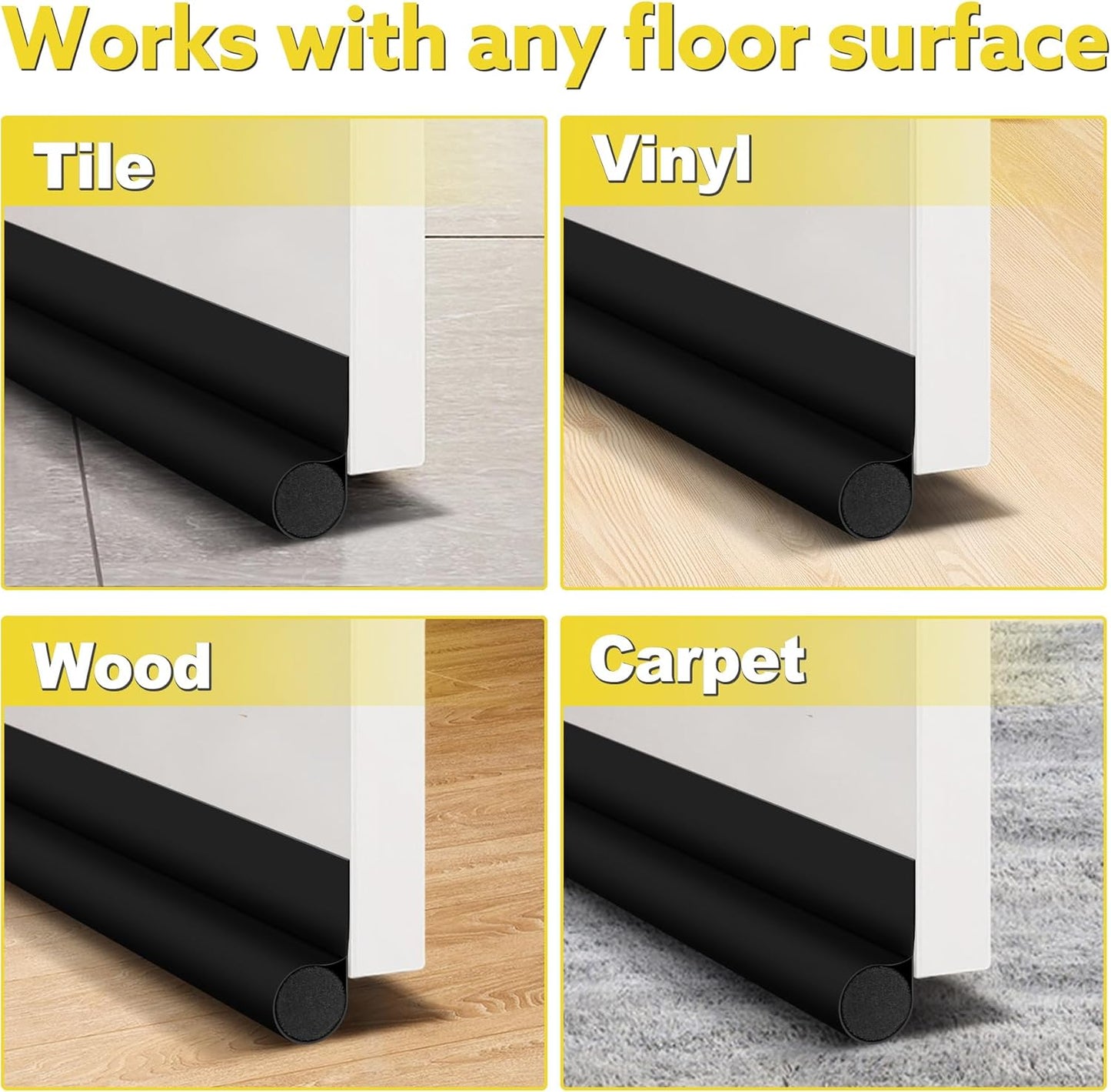 HomeProtect Under Door Seal for Nursery and Bedroom – Create a Calmer, Quieter Sleep Sanctuary at Home
