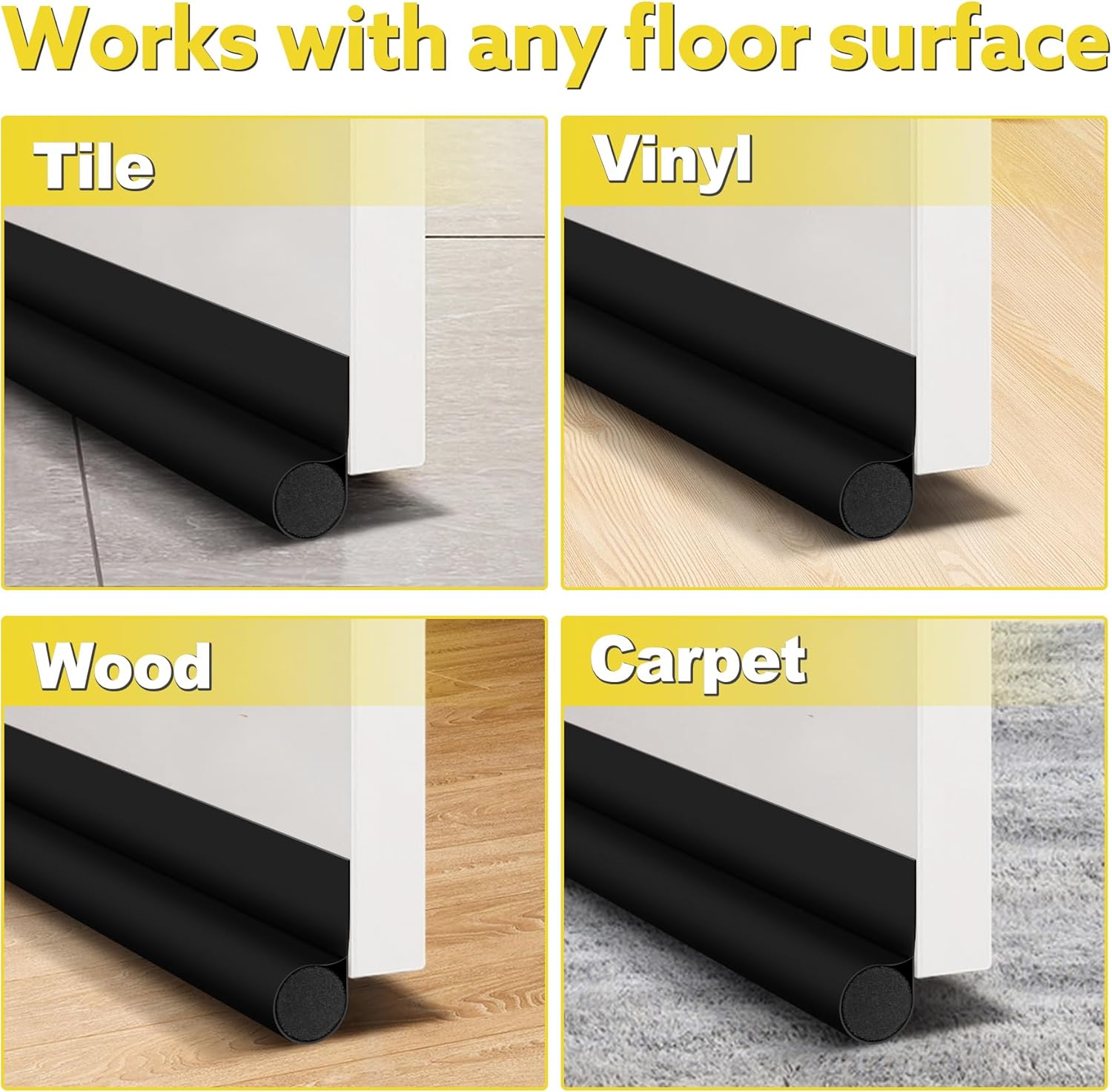 HomeProtect Under Door Seal for Nursery and Bedroom – Create a Calmer, Quieter Sleep Sanctuary at Home