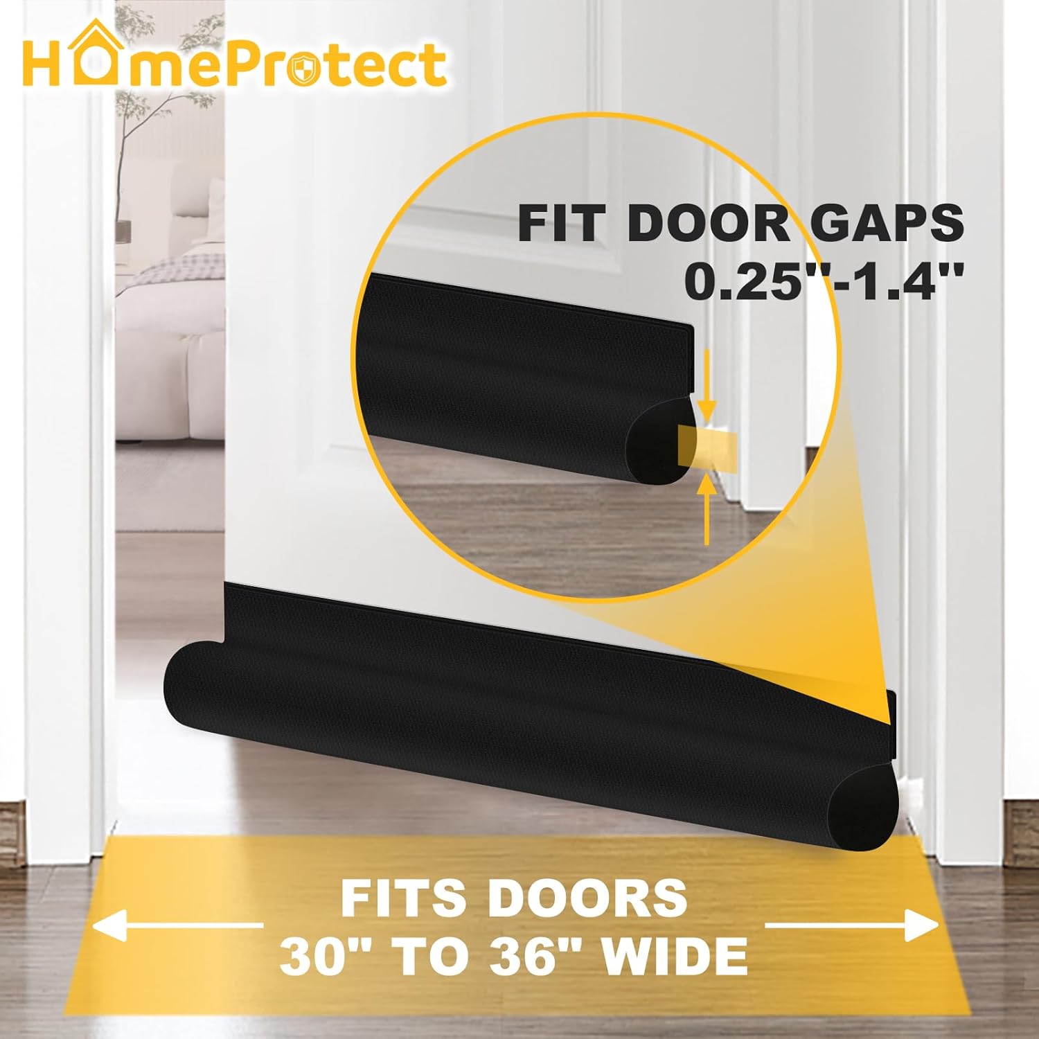 HomeProtect Under Door Seal for Nursery and Bedroom – Create a Calmer, Quieter Sleep Sanctuary at Home