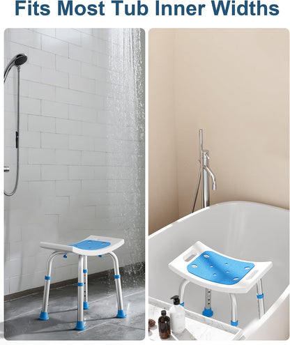HOMLAND Adjustable Shower Stool, Thoughtful Caregiver Gift for Post-Surgery Recovery