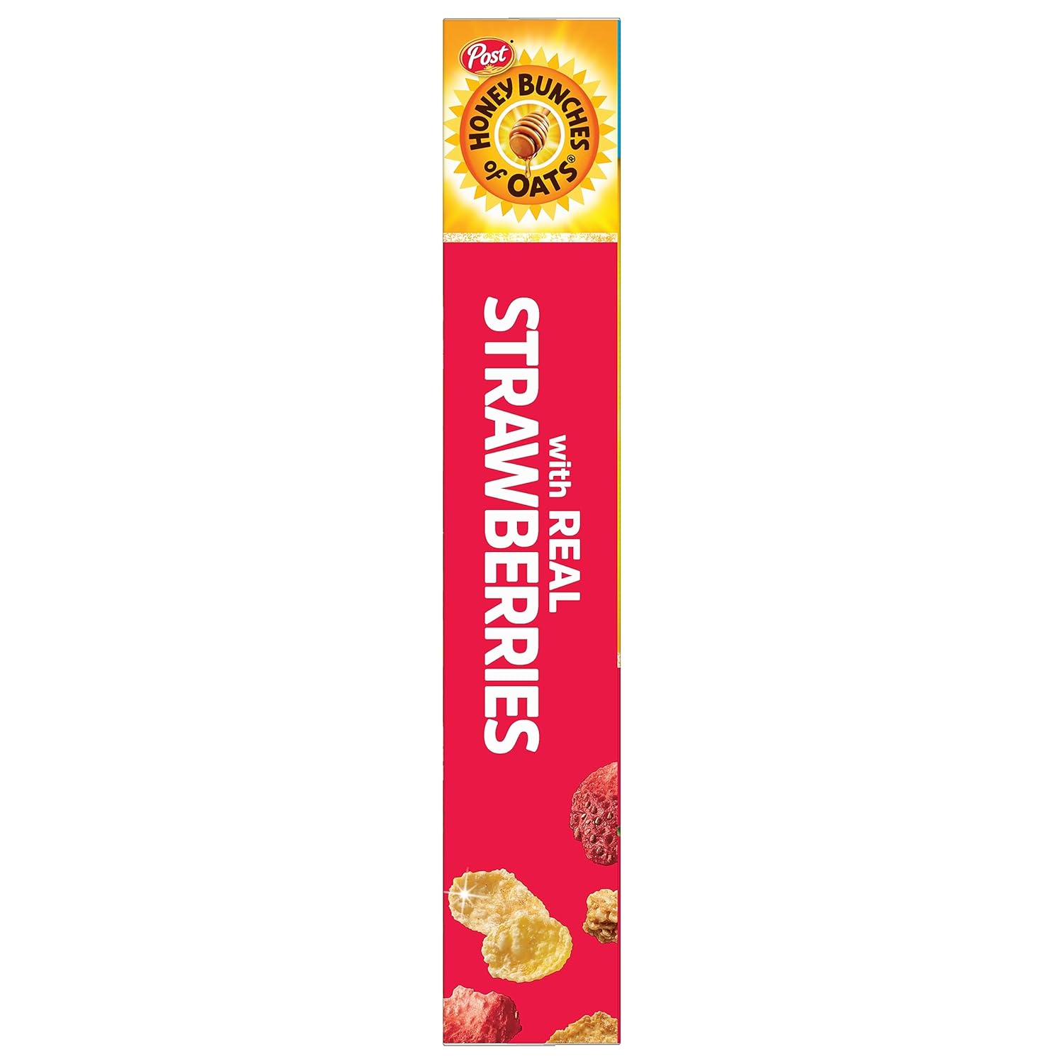 Honey Bunches of Oats with Strawberries Breakfast Cereal – Whole Grain Cereal for the Meal Prep Area and Yogurt Bowl Station