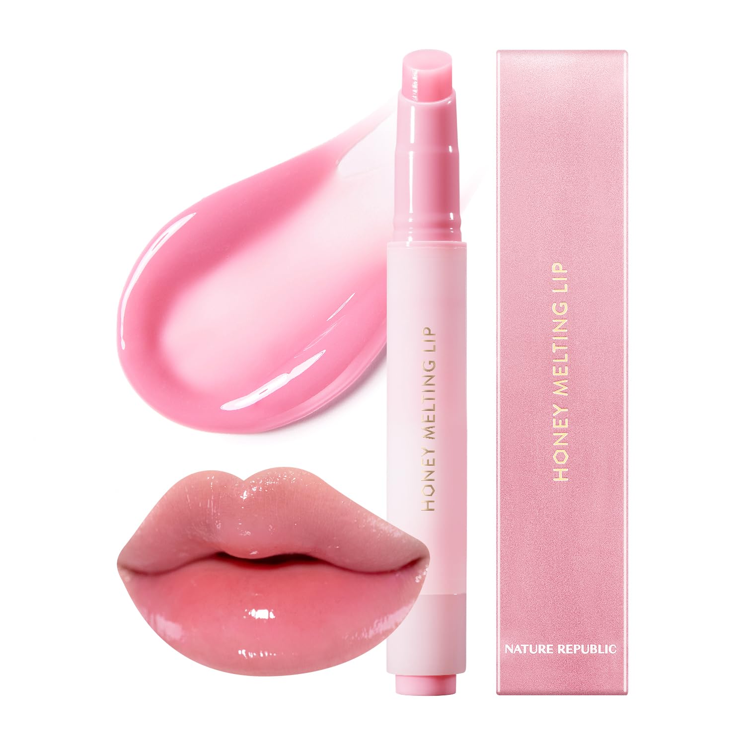 honey extract infusion for glossy shine and lip conditioning