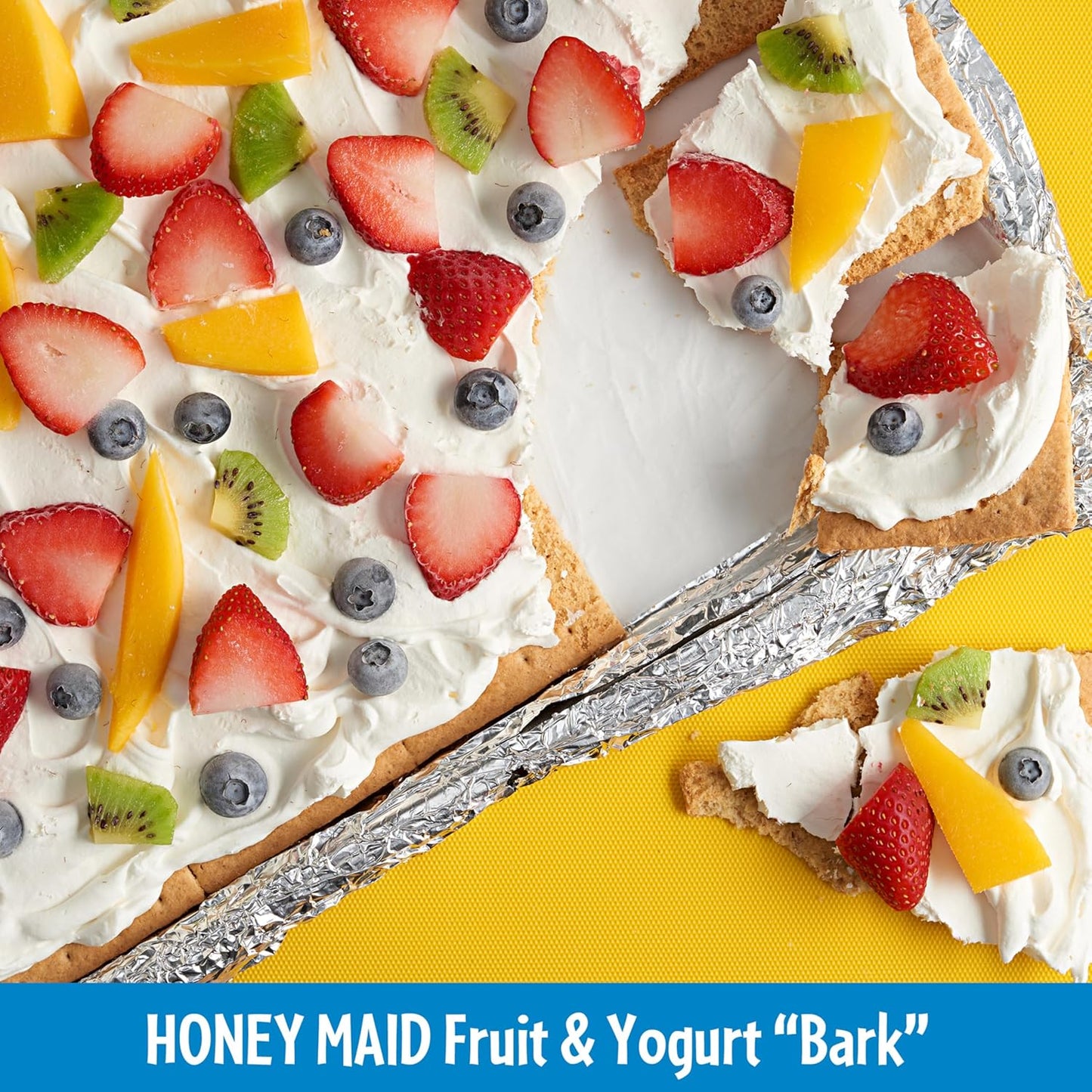 HONEY MAID Graham Crackers – Mindful Snack with No Palm Oil, Honey Sweetened