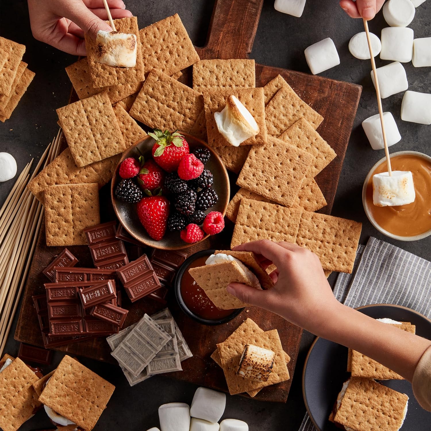 HONEY MAID Graham Crackers – Mindful Snack with No Palm Oil, Honey Sweetened