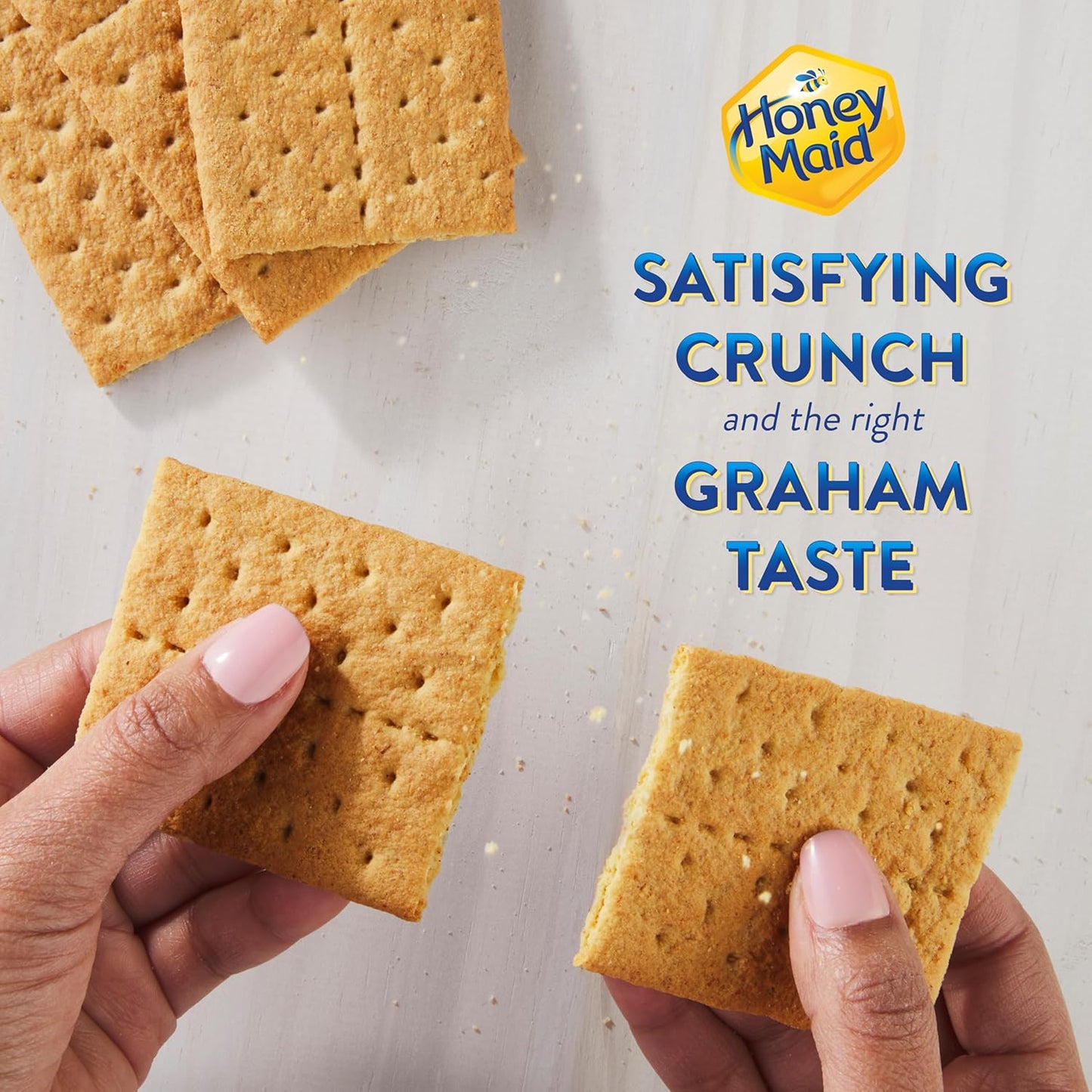 HONEY MAID Graham Crackers – Mindful Snack with No Palm Oil, Honey Sweetened