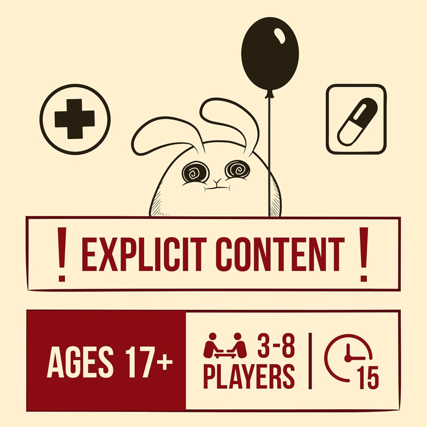 Horrible Therapist by Exploding Kittens - Extra Horrible Edition, Stress-Relief Card Game for Wind-Down Nights with Friends