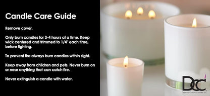 Hostess Gift Candle Set, Handcrafted Soy Blend in Cylindrical Glass Jars, Two Pack Scent Combinations for Any Occasion