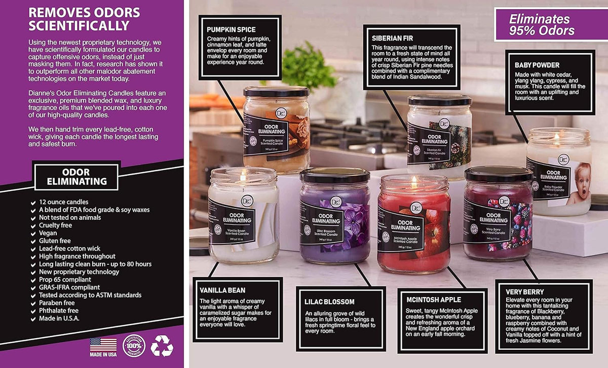 Hostess Gift Candle Set, Handcrafted Soy Blend in Cylindrical Glass Jars, Two Pack Scent Combinations for Any Occasion