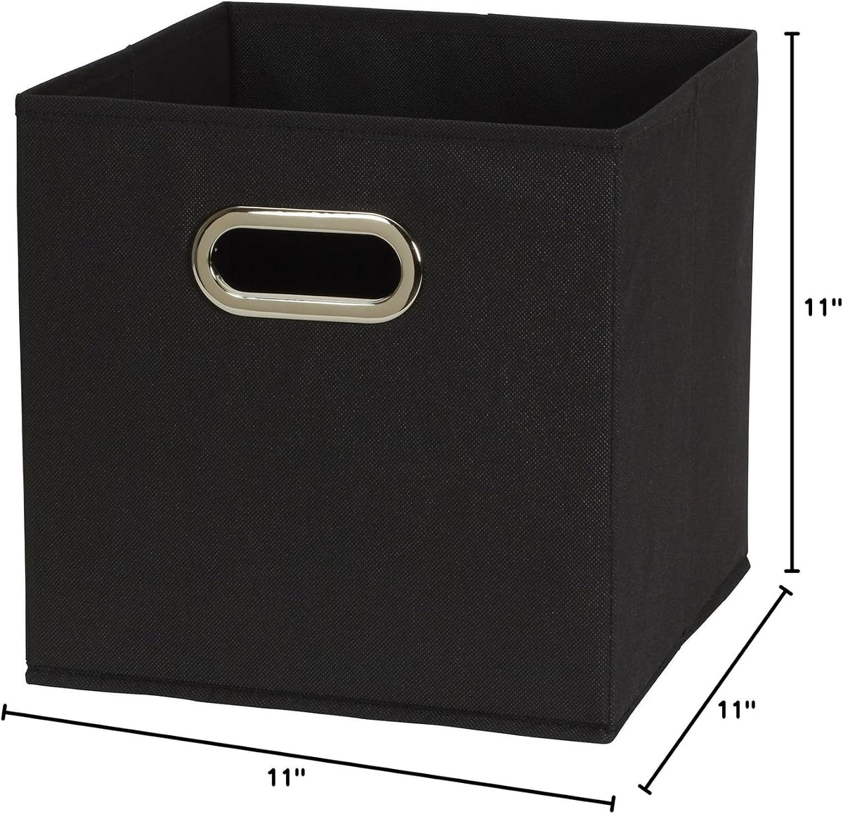 Household Essentials 11 Inch Stackable File and Supply Bins – Work From Home Organizer for Bookshelves and Cubbies