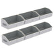 Light Gray - XLarge -6 Pack