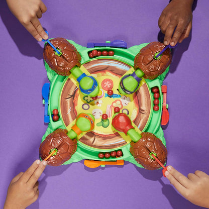 Hungry Hungry Hippos: Teenage Mutant Ninja Turtles Edition – Durable No-Battery Family Game for Kids Bedroom and Playdates, Ages 4 and Up
