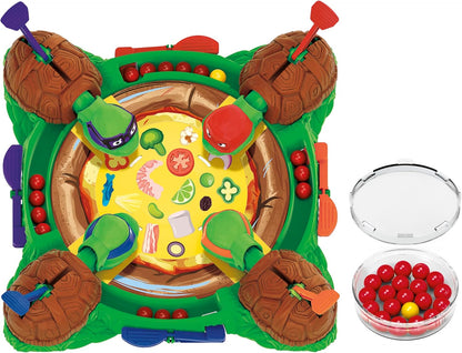 Hungry Hungry Hippos: Teenage Mutant Ninja Turtles Edition – Durable No-Battery Family Game for Kids Bedroom and Playdates, Ages 4 and Up