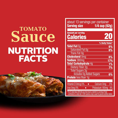 Hunt's Tomato Sauce – Pantry Staple for Low-Carb Wellness Routines, No Added Sugar Cooking Base