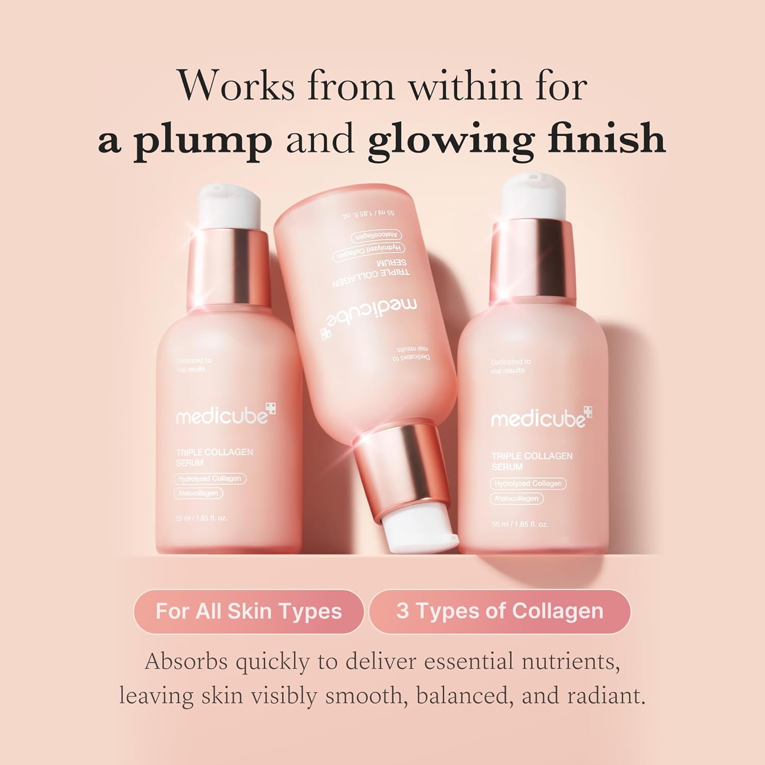 hyaluronic acid for deep, plumping hydration
