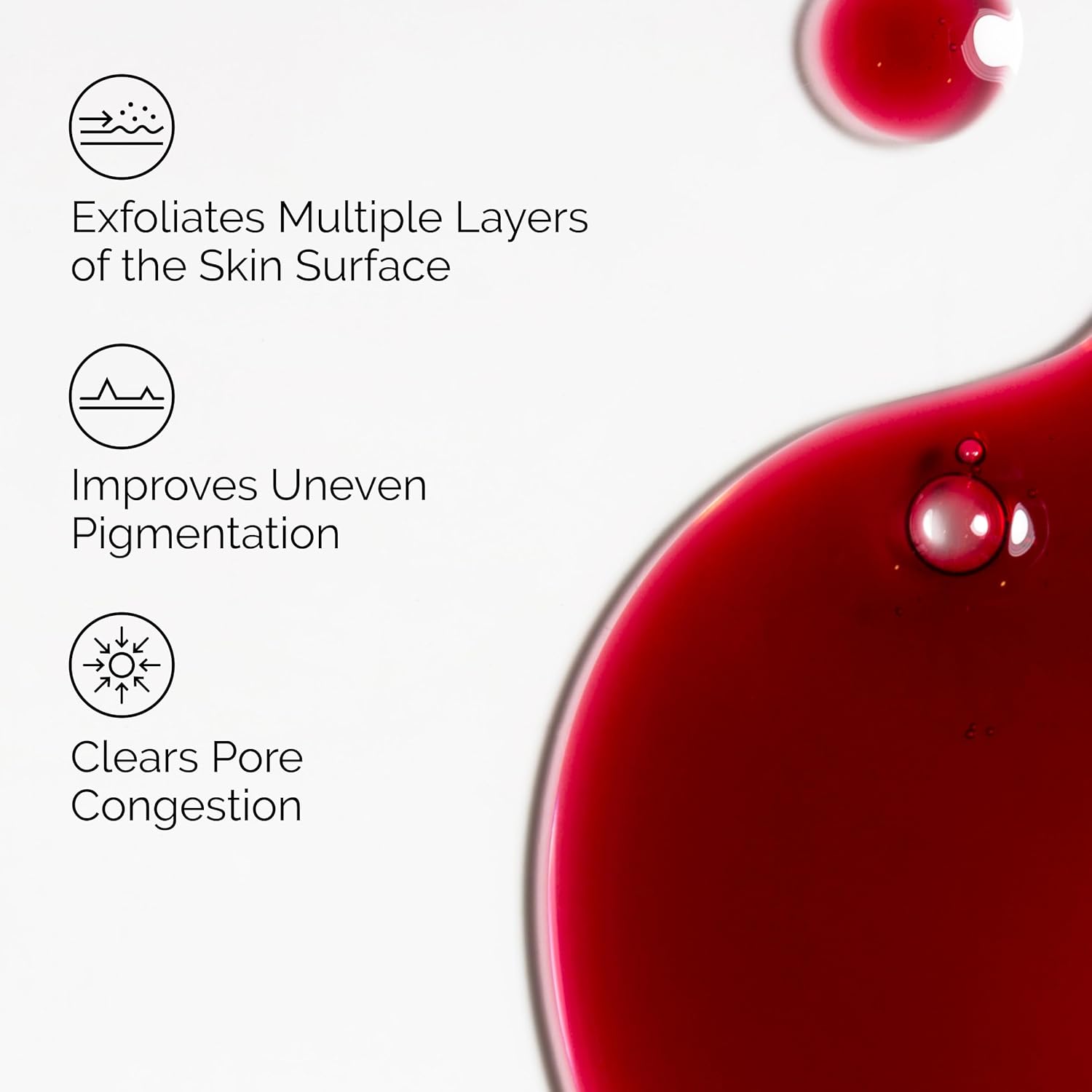 hyaluronic acid, pro-vitamin b5, and black carrot to hydrate and soothe during exfoliation