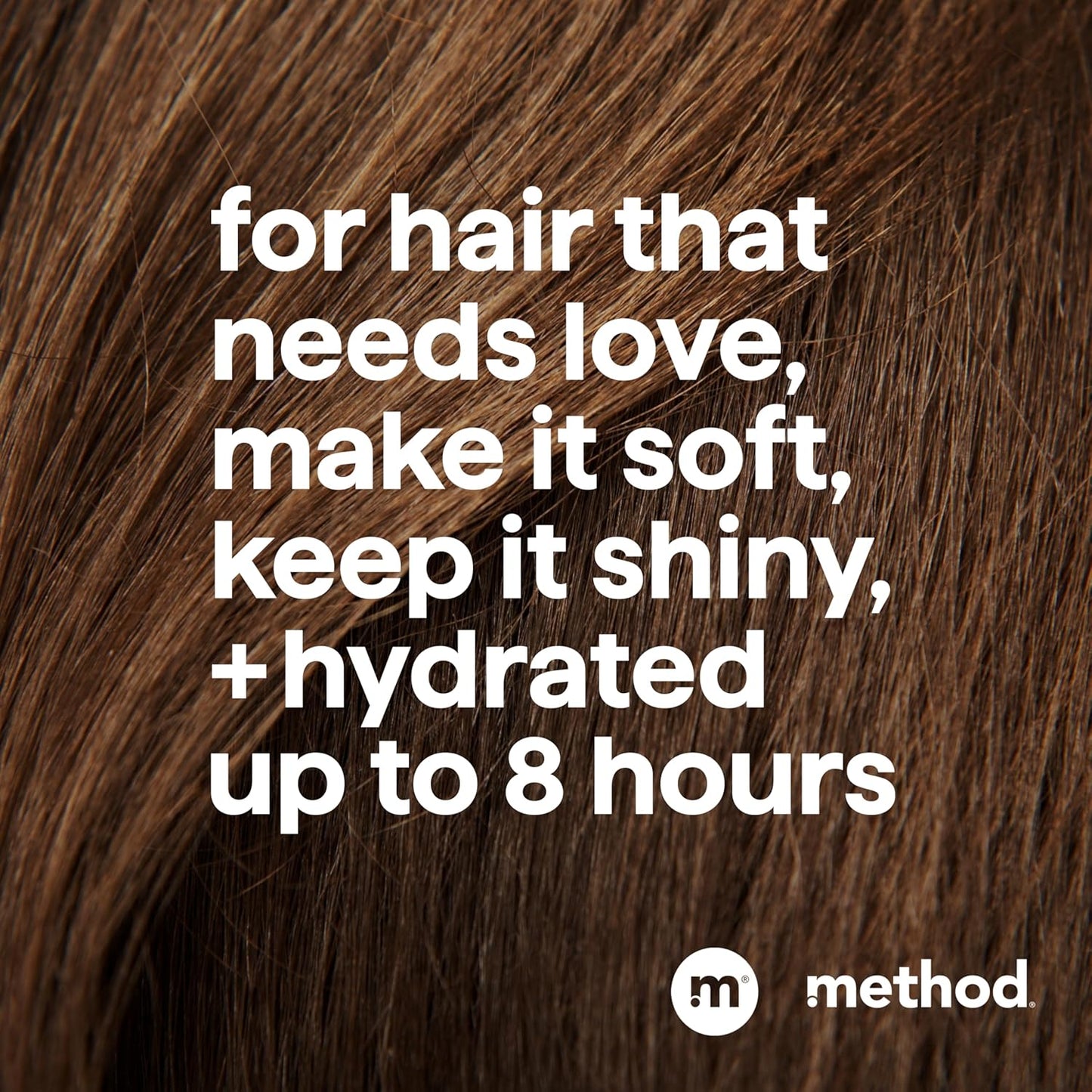 hydrating blend of coconut oil, shea butter, and argan oil for root-to-tip moisture