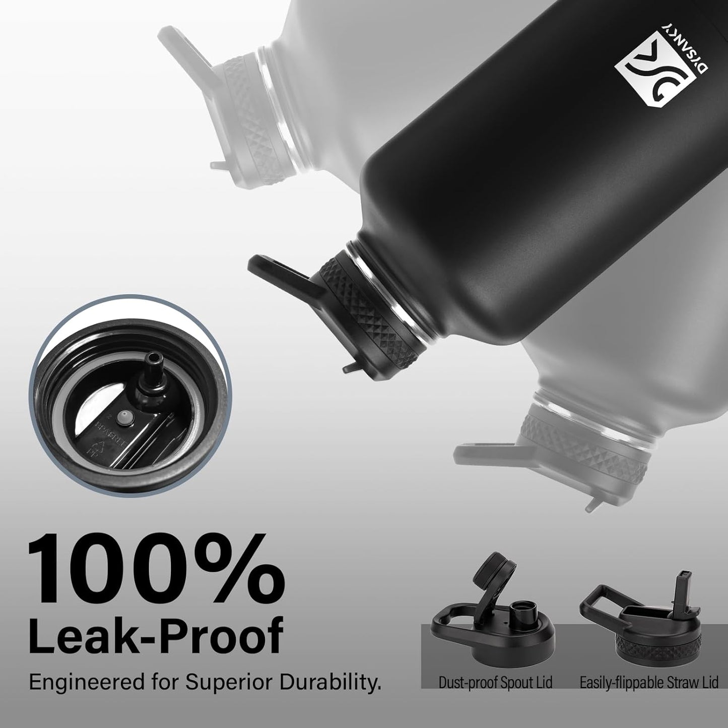 Hydration Hero 64oz Daily Water Bottle – Hit Hydration Goals at the Gym, Yoga Studio and Wellness Retreat