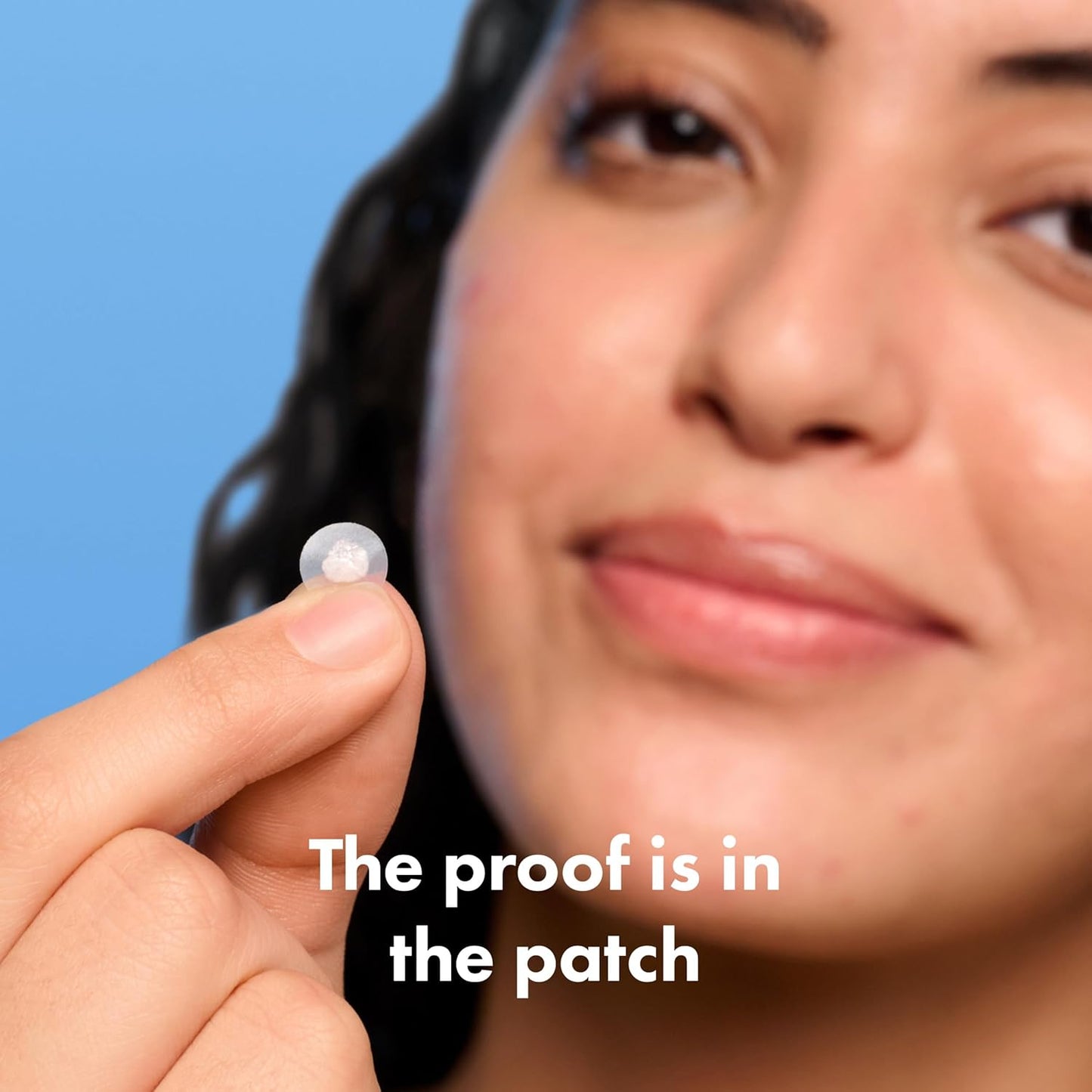 hydrocolloid material that extracts impurities over 6-8 hours