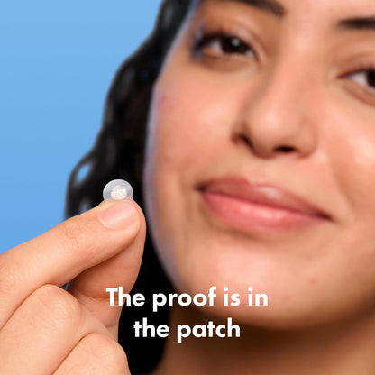 hydrocolloid material that extracts impurities over 6-8 hours