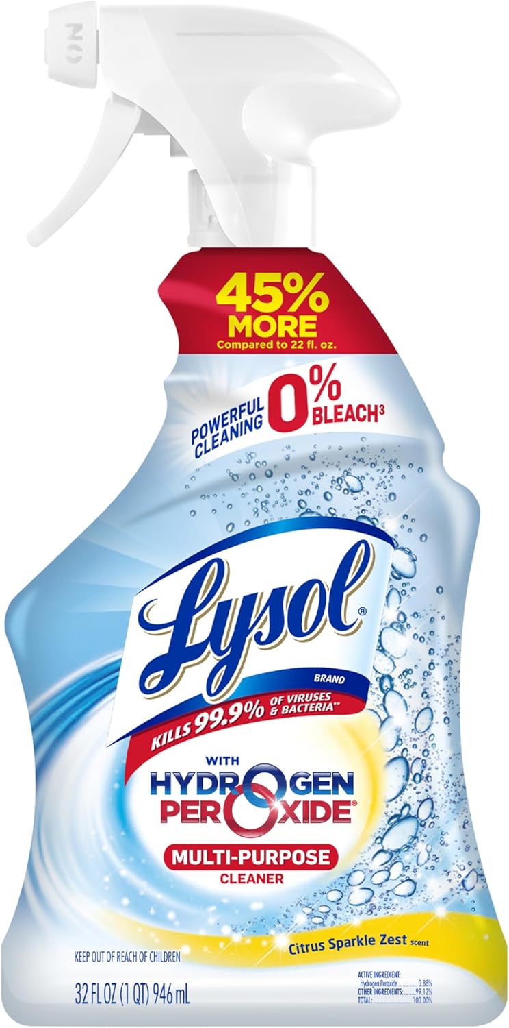 hydrogen peroxide-based cleaning formula