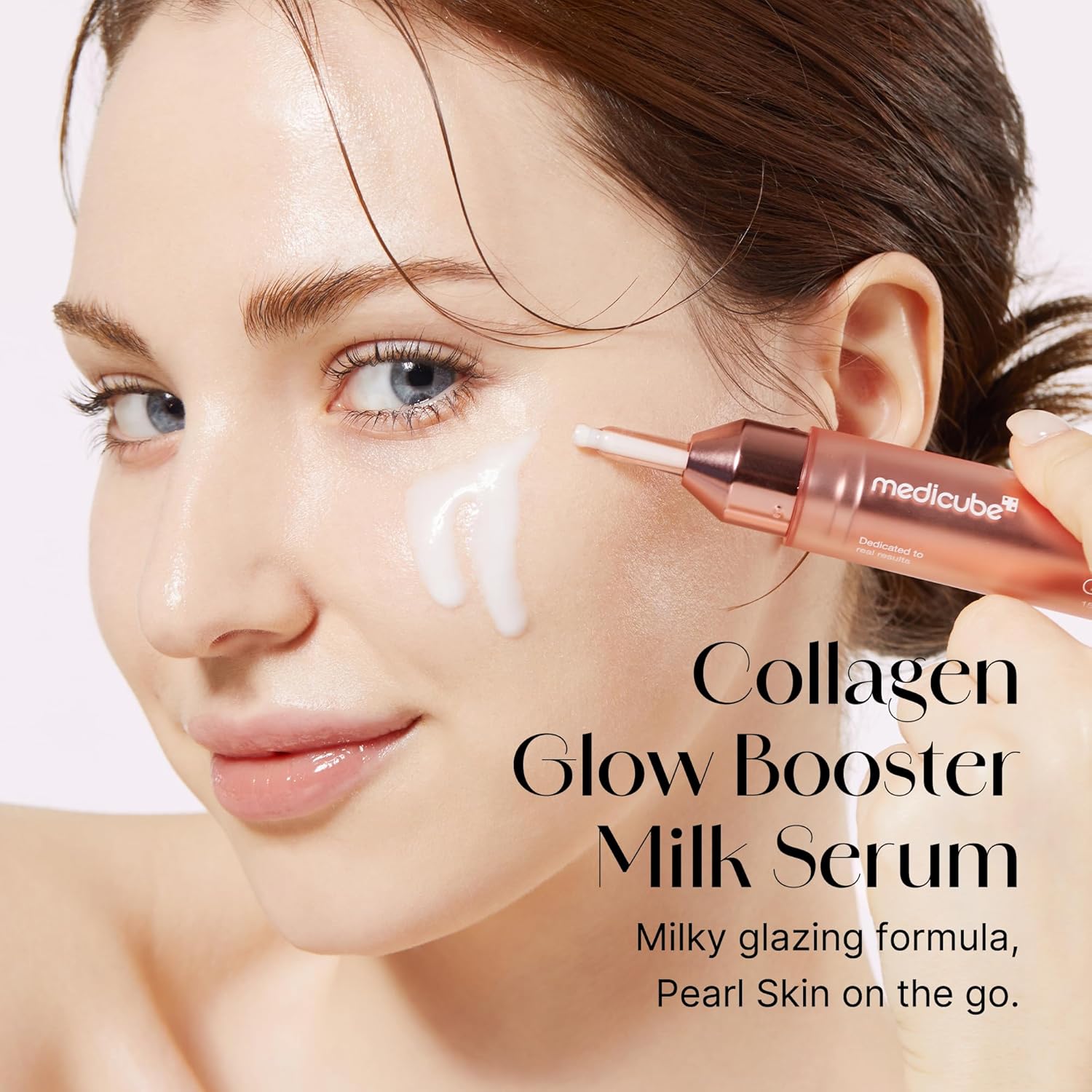 hydrolyzed collagen and milk protein extract for deep hydration and plumping