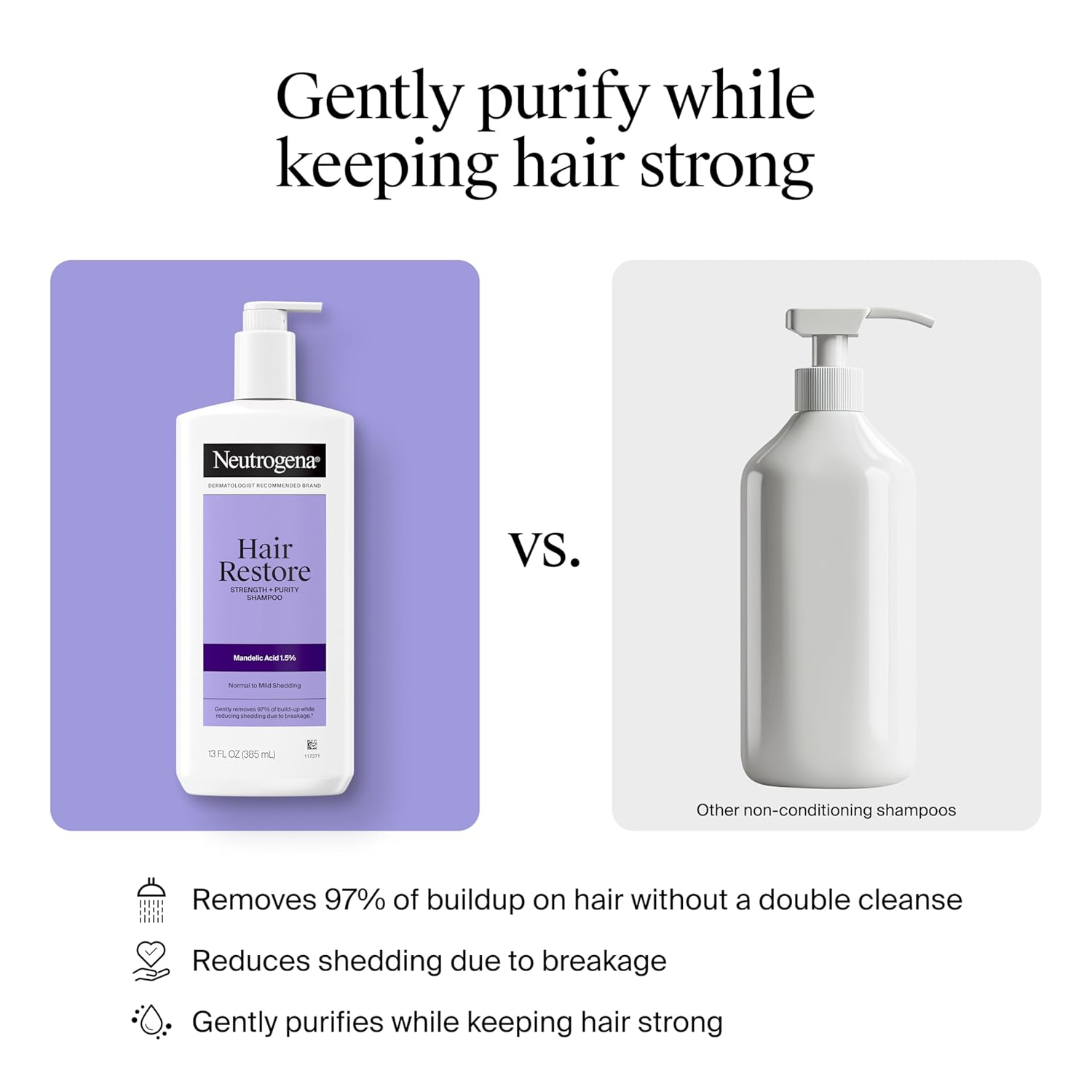hydrolyzed collagen to reinforce hair strength during cleansing