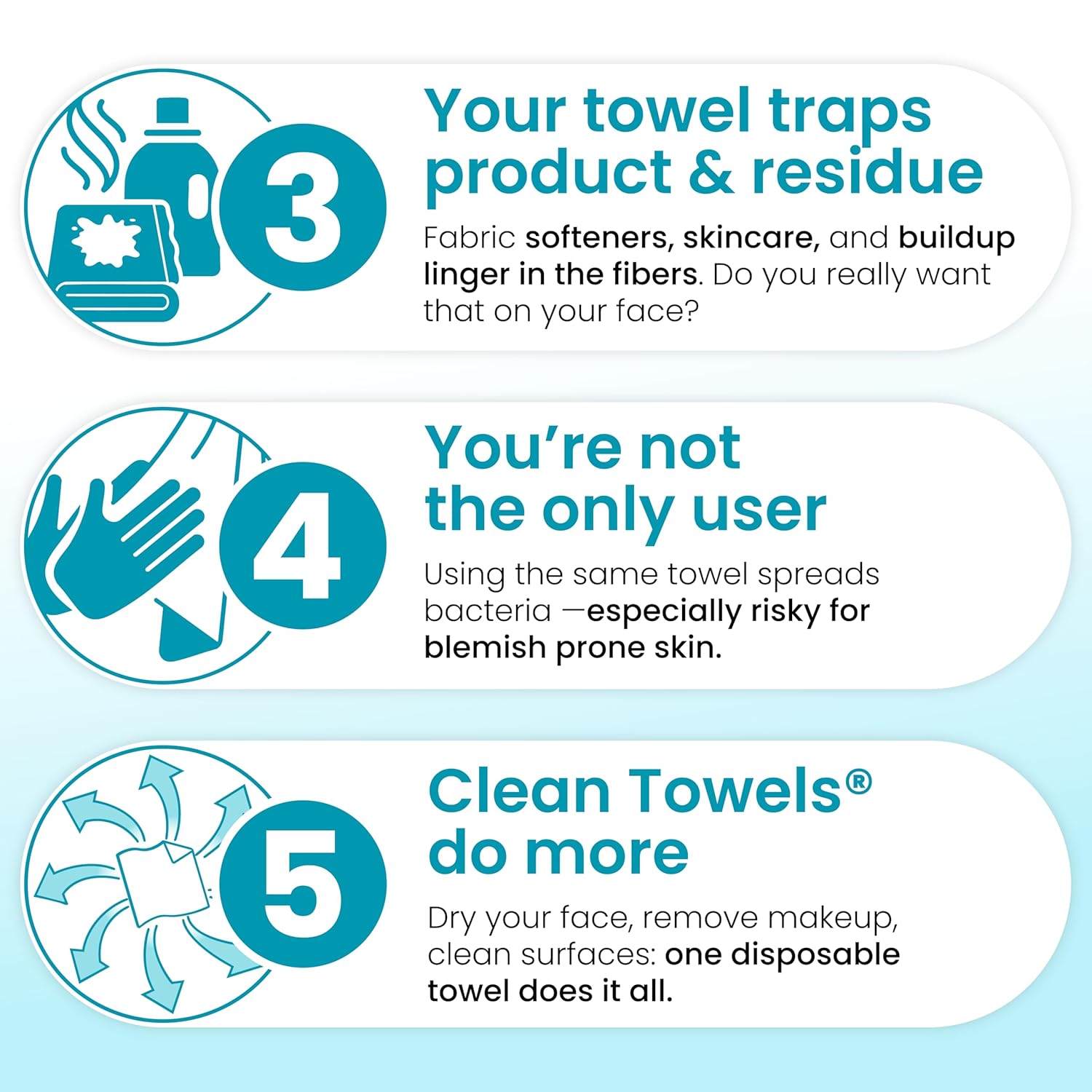 hygienic fully disposable design that limits exposure to breakout-trigger bacteria