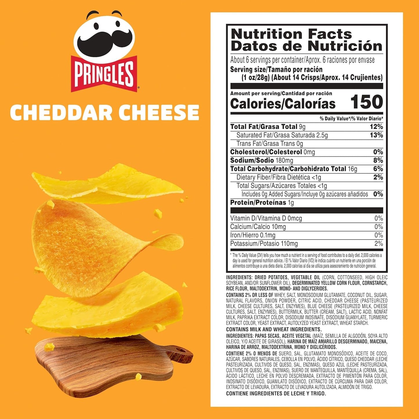 hyperbolic/parabolic uniform potato crisp shape engineered for crunch and stacking