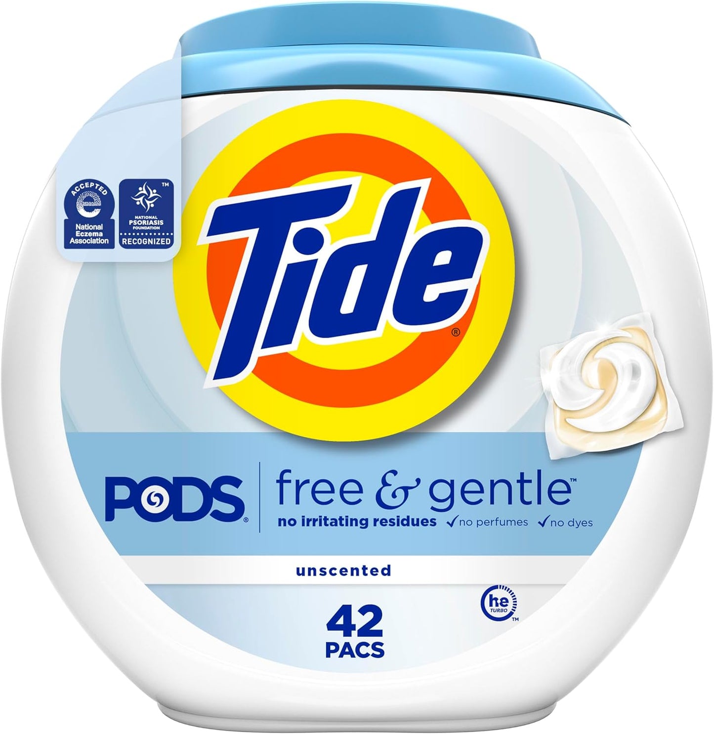 hypoallergenic, dermatologist-tested formula free of dyes and perfumes
