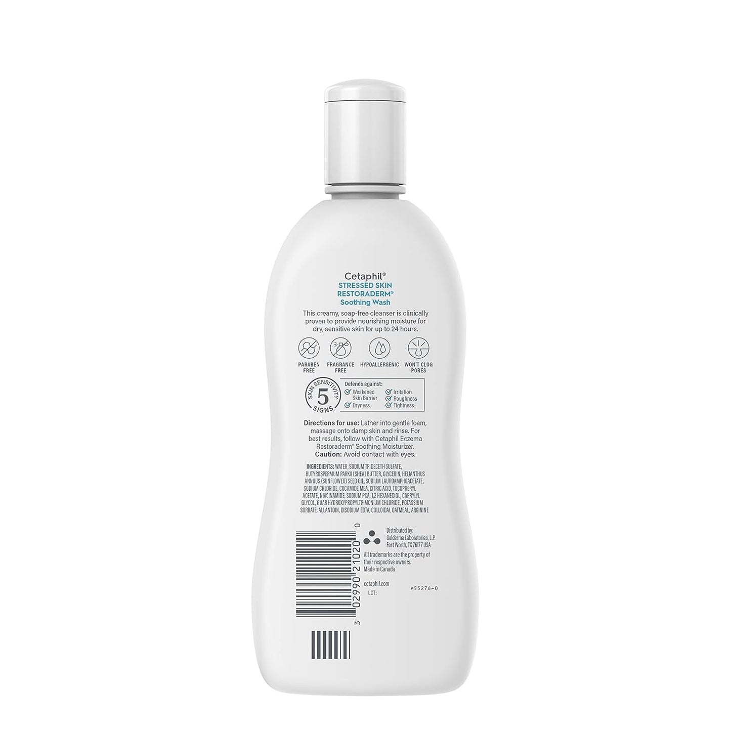 hypoallergenic, fragrance-free, and paraben-free formulation