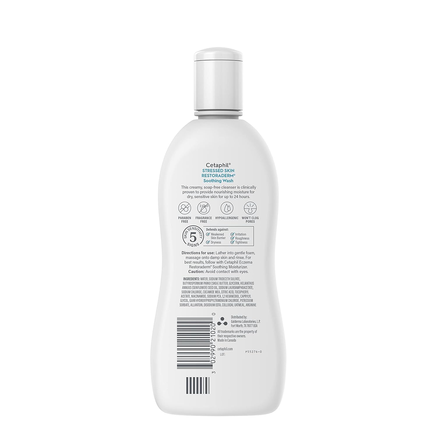 hypoallergenic, fragrance-free, and paraben-free formulation