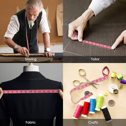 iBayam 2 Pack Tape Measure Set – Streamlined Sewing Room Essential for Intentional Crafters